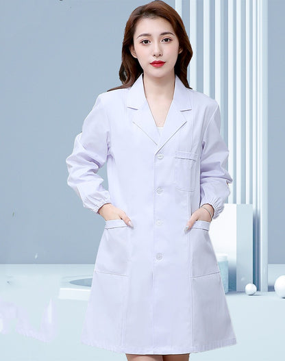 Summer Thin Short Sleeve Nurse Wear White Work Wear