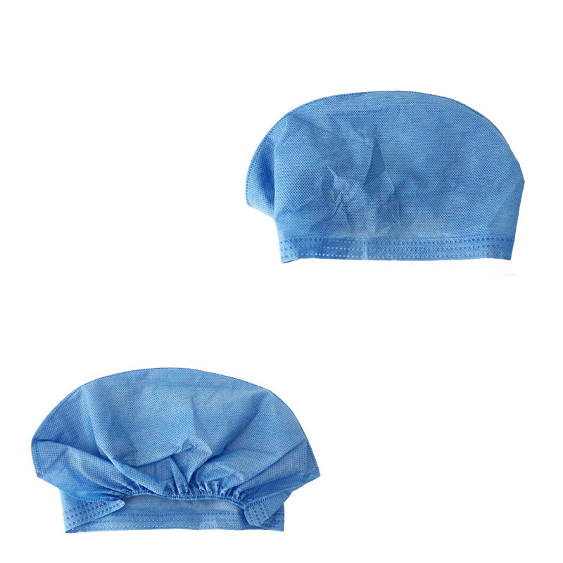 Dust Proof Blue Work Medical Strip Non-woven Hat
