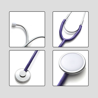 Portable single head stethoscope