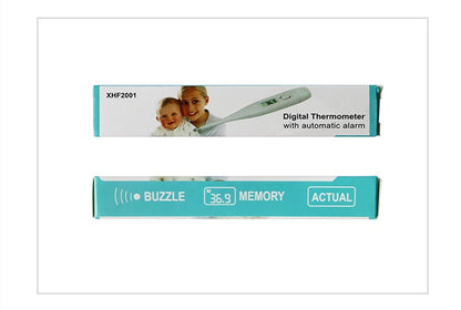 Medical electronic temperature counting display soft head