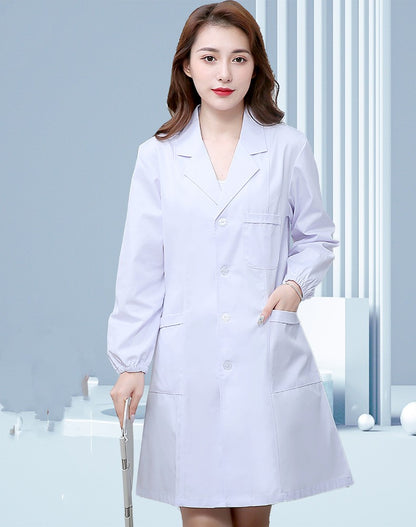 Summer Thin Short Sleeve Nurse Wear White Work Wear