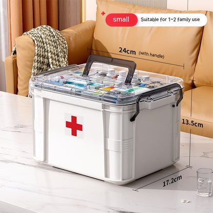 Household Large Capacity Multi-layer Medical Storage Box