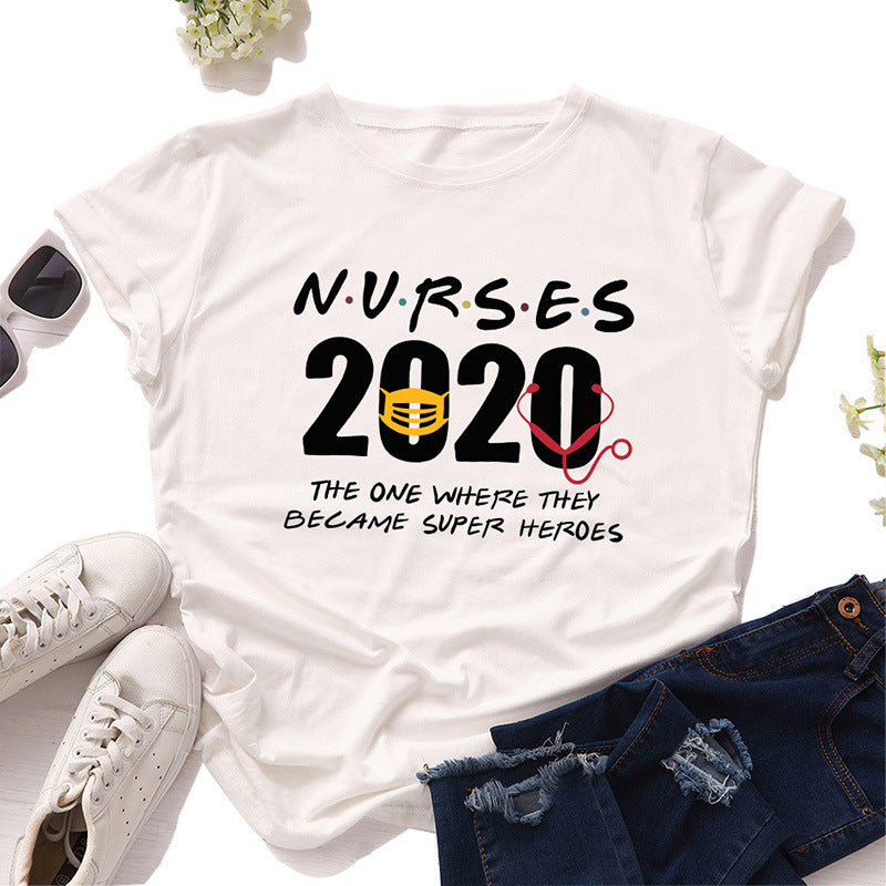 Cool Nurse T-shirt Summer Fun Design