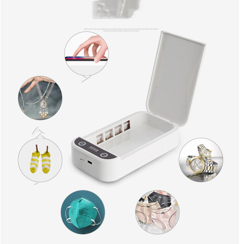 Car Cell Phone Sterilizer N95 Mask Disinfection Box Multi-purpose Uv Ultraviolet Sterilizer