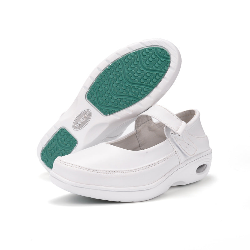 White Nurse Nursing Work Shoes Newest Resistant Comfort Mary Jane Slip